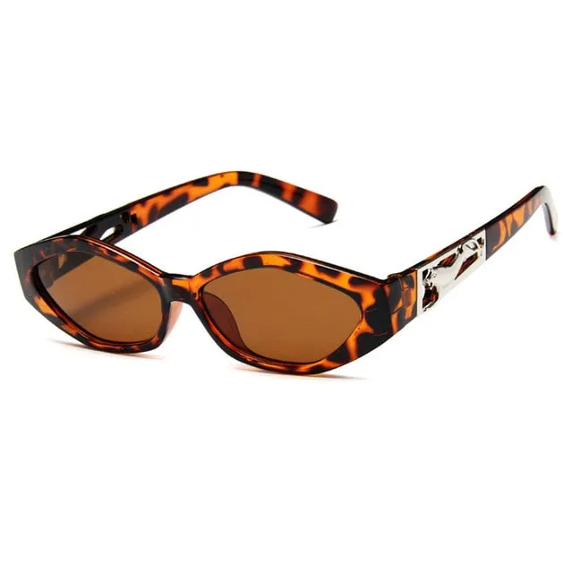 Small Frame Polygon Sunglasses