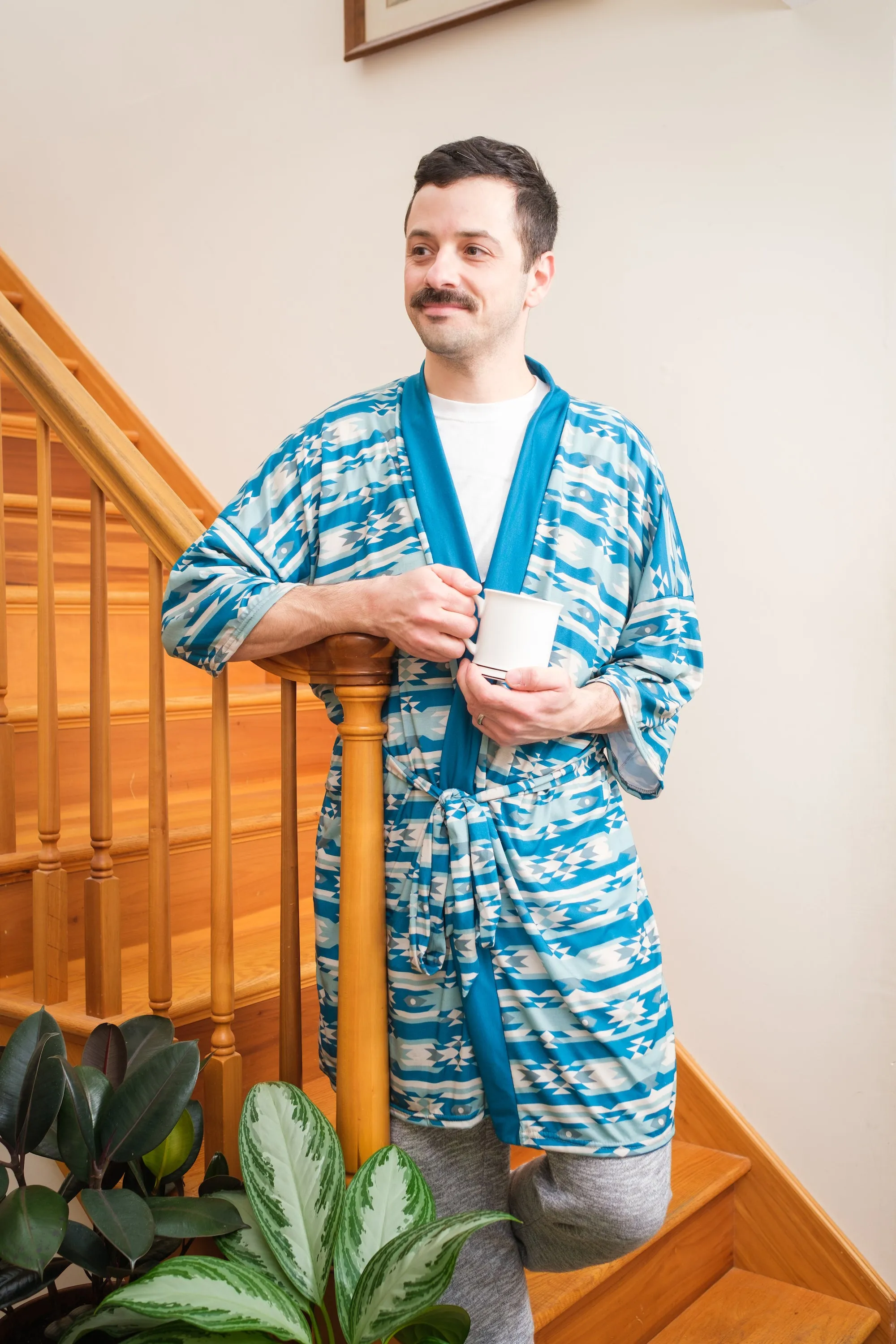 Southwest Stripe Robe