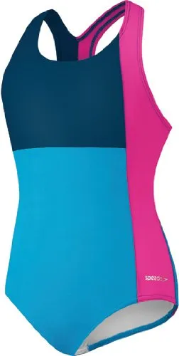 SPEEDO Girls Colorblock Splice Ultraback (7-16)