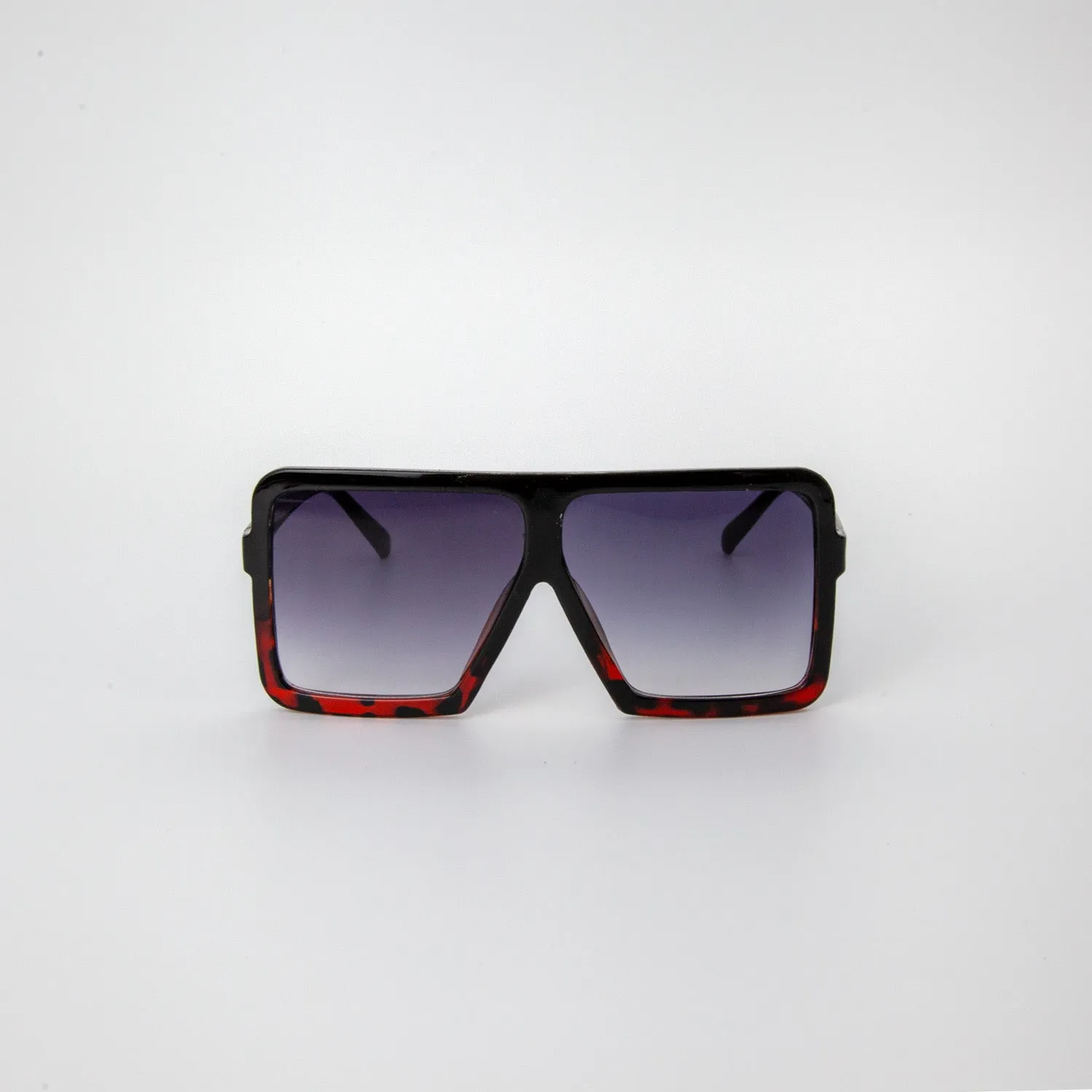 Stella Oversized Fashion Square Sunglasses in Leopard