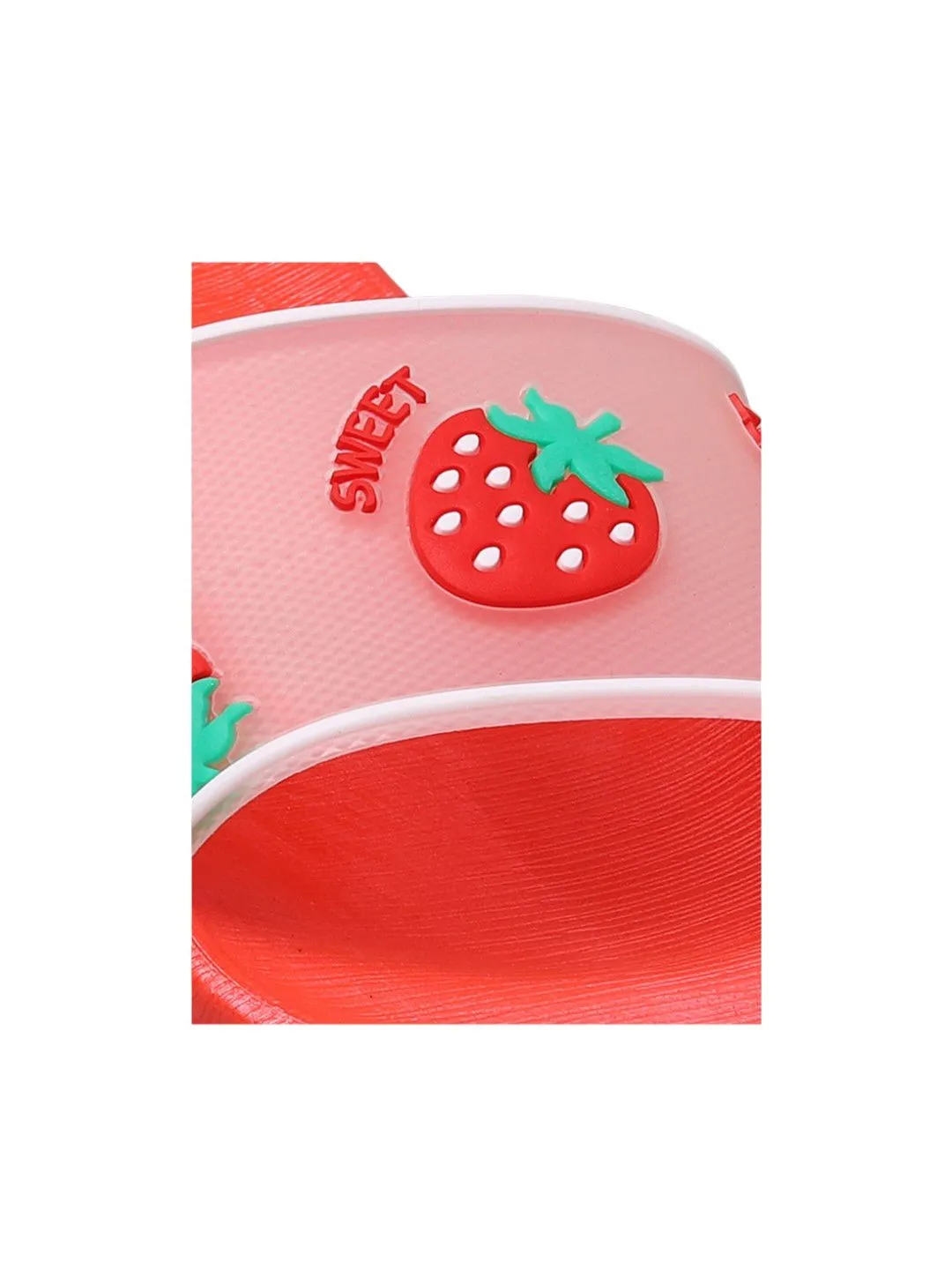 Strawberry Delight Fashion Slides - Vibrant Red