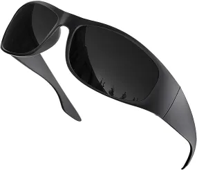 Super Dark Polarized Black Sunglasses Matte Frame/Superdark Lens