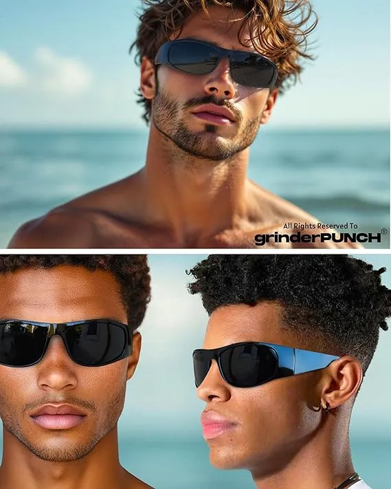 Super Dark Polarized Black Sunglasses Matte Frame/Superdark Lens