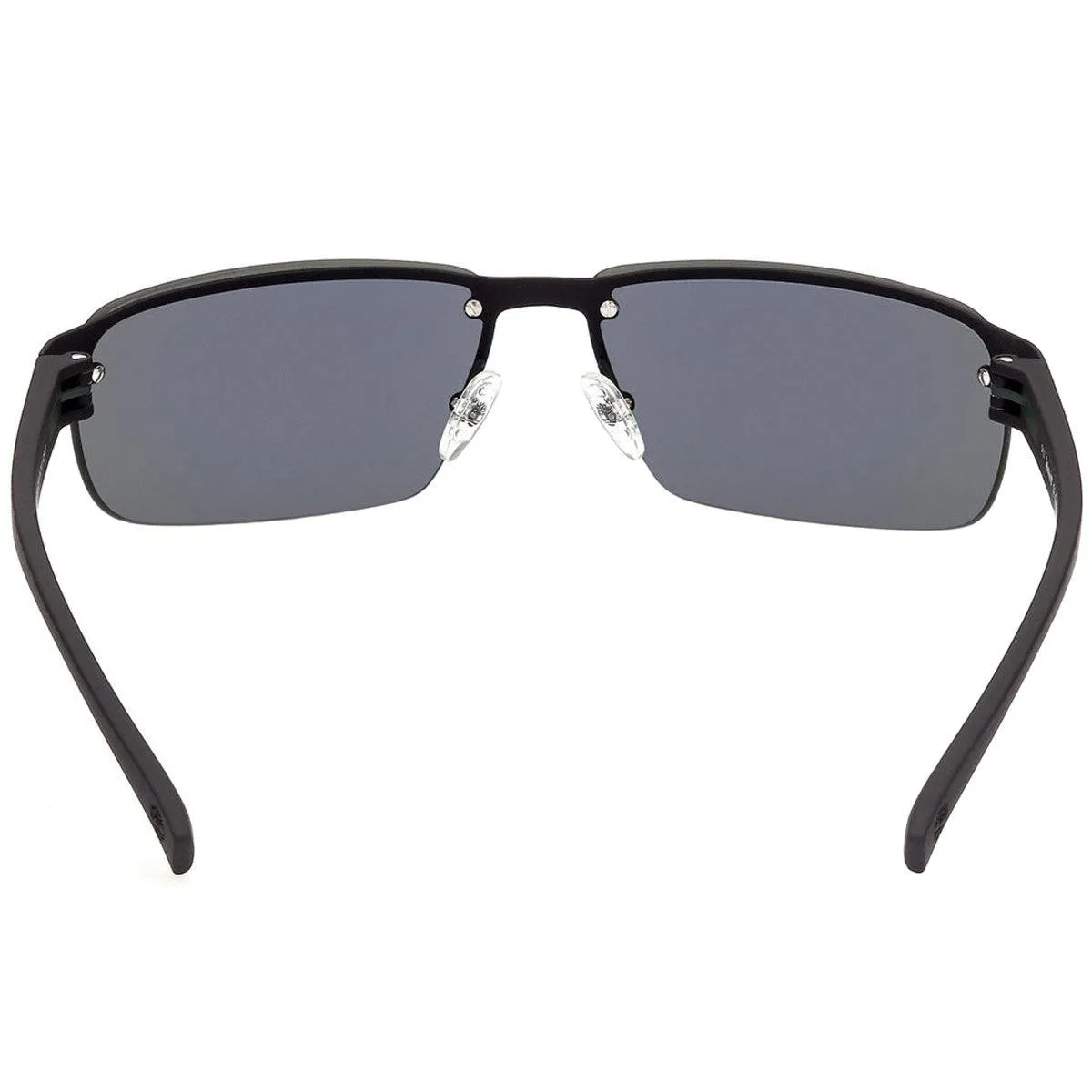 Timberland Men's Sunglasses - Matte Black Metal Frame Green Lens | TB9236 6502R