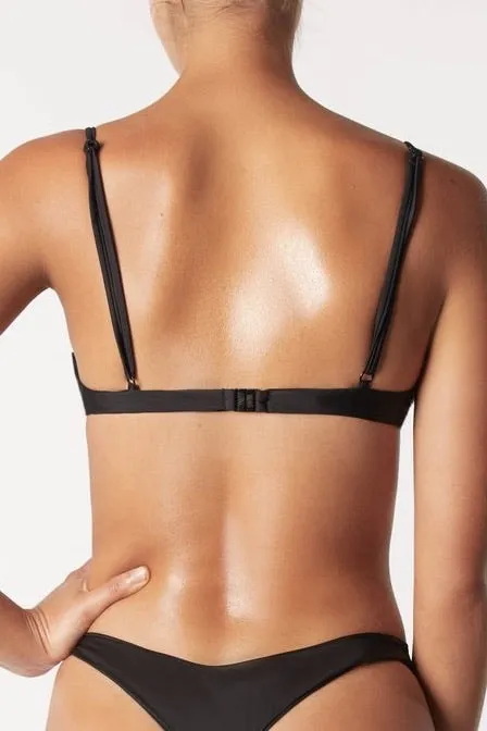 Underwire Bikini Top - Black