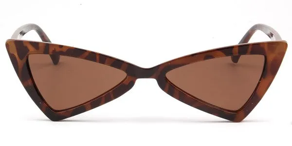 Viva Vision: Women's Bold Triangle Cat-Eye Sunglasses