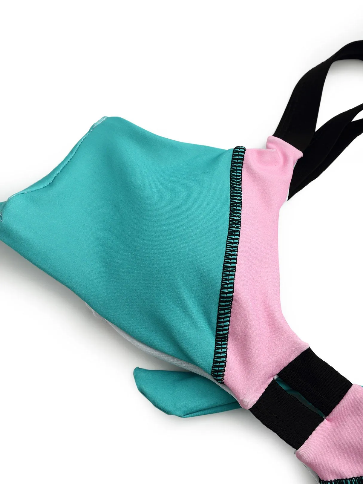 Wholesale Deep V-Neck Sleeveless Bikini Suits