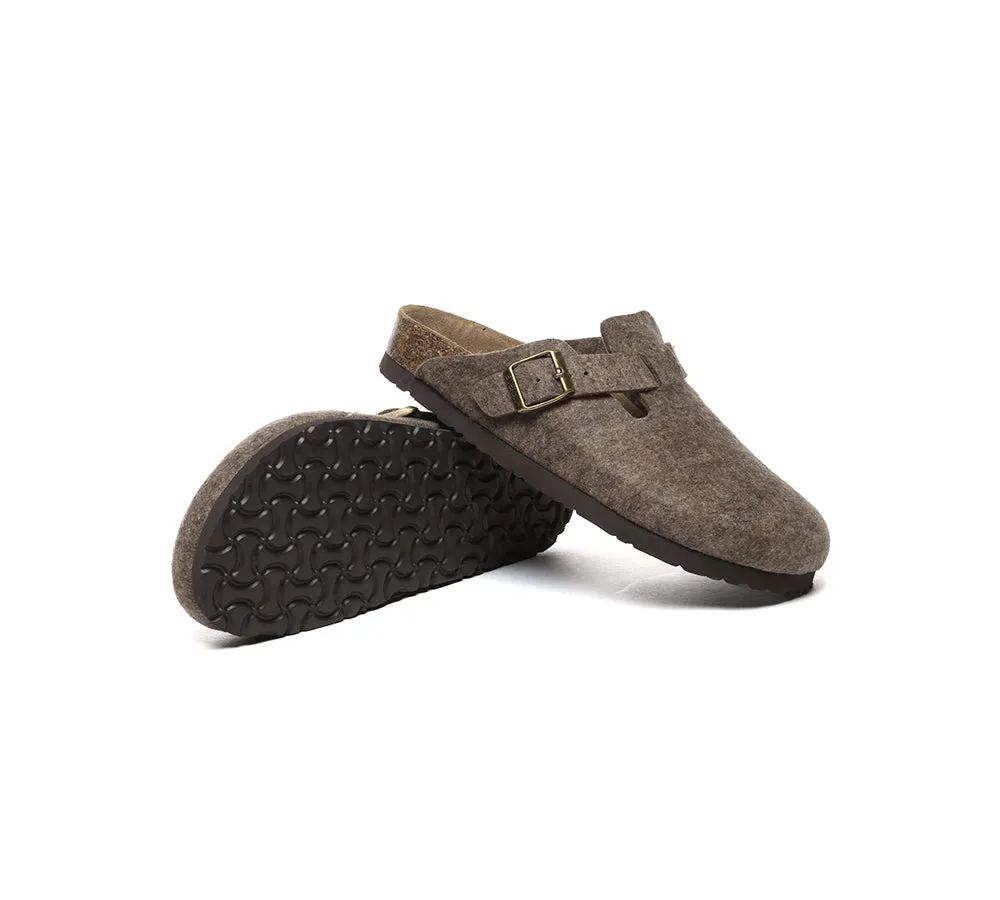 Women Adjustable Buckled Straps Slip-on Flat Sandal Slides Brynn