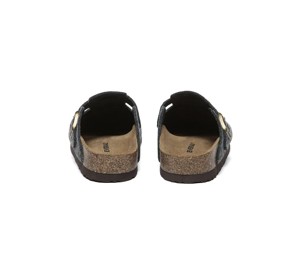Women Adjustable Buckled Straps Slip-on Flat Sandal Slides Brynn