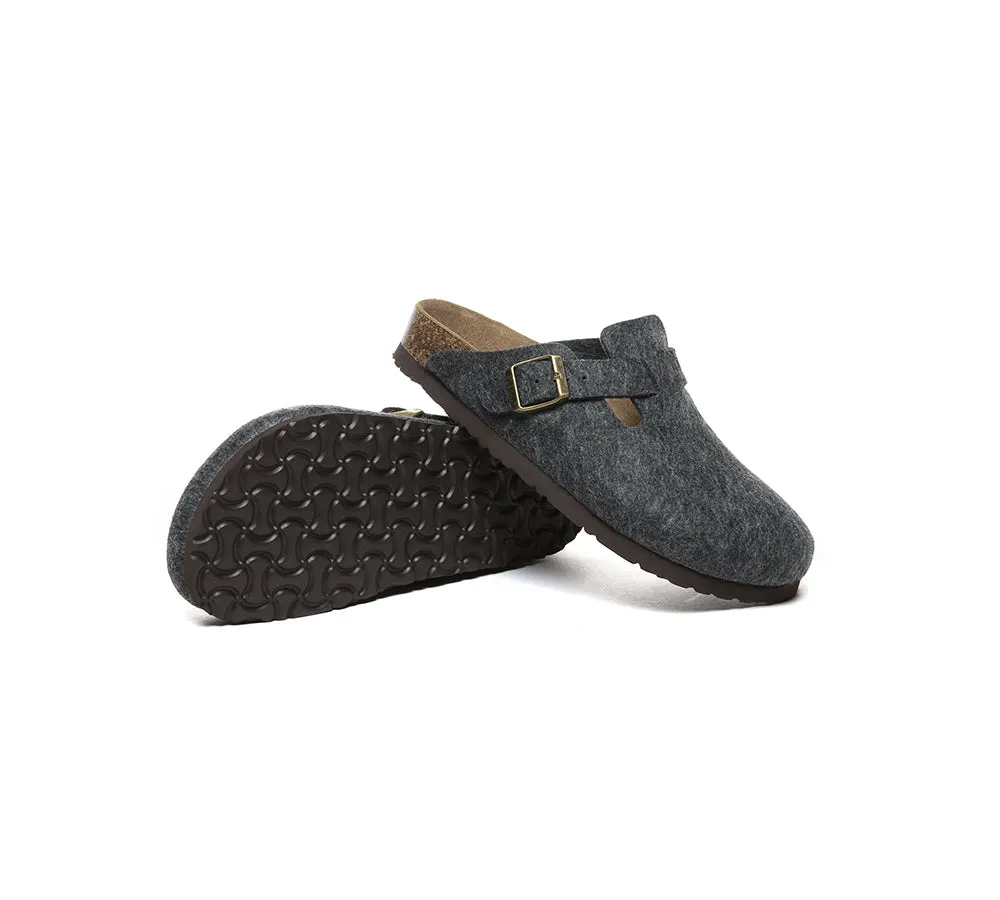 Women Adjustable Buckled Straps Slip-on Flat Sandal Slides Brynn