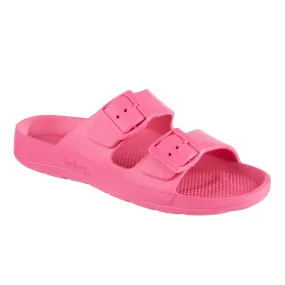 Women's Double Buckle Adjustable Slide with Everywear®