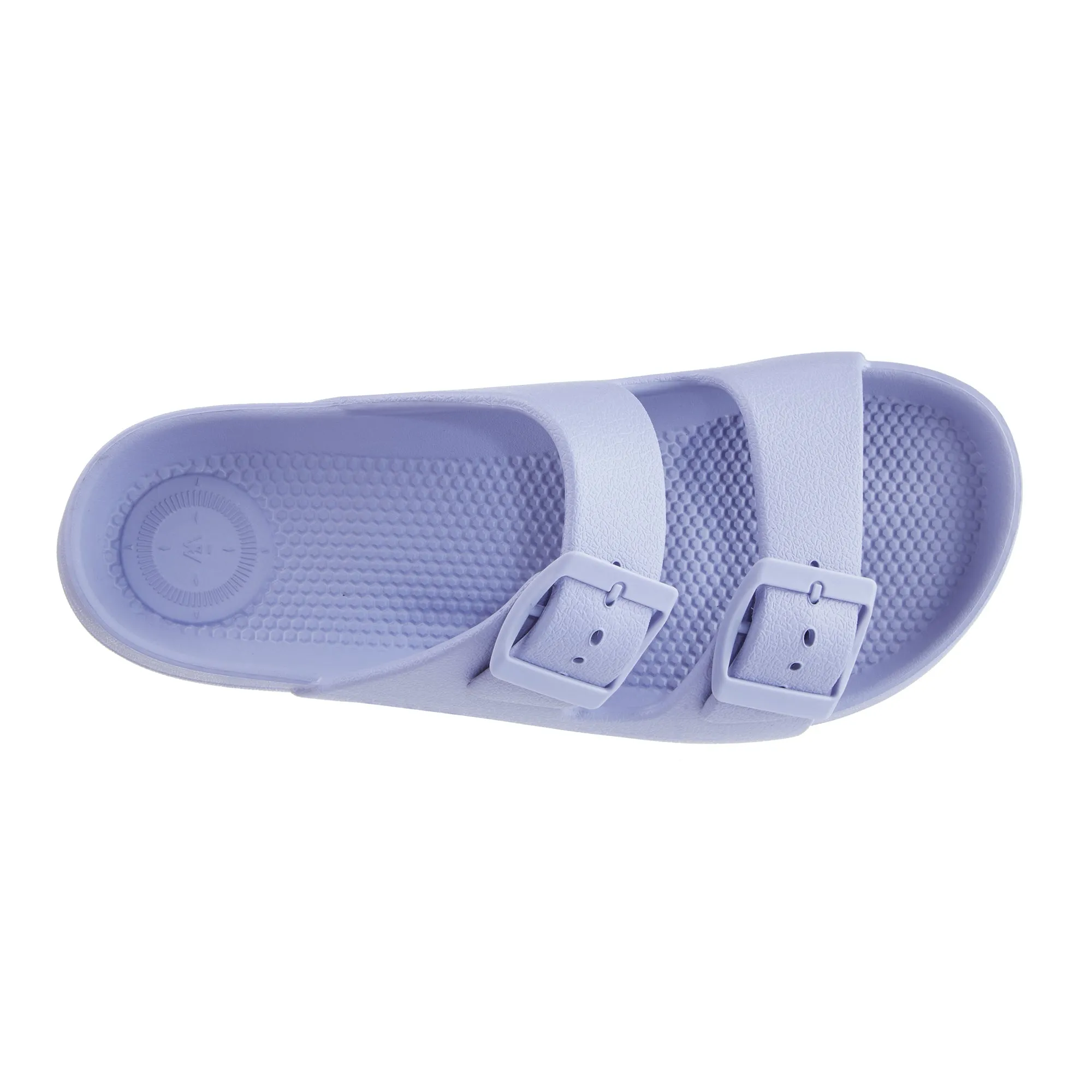 Women's Double Buckle Adjustable Slide with Everywear®
