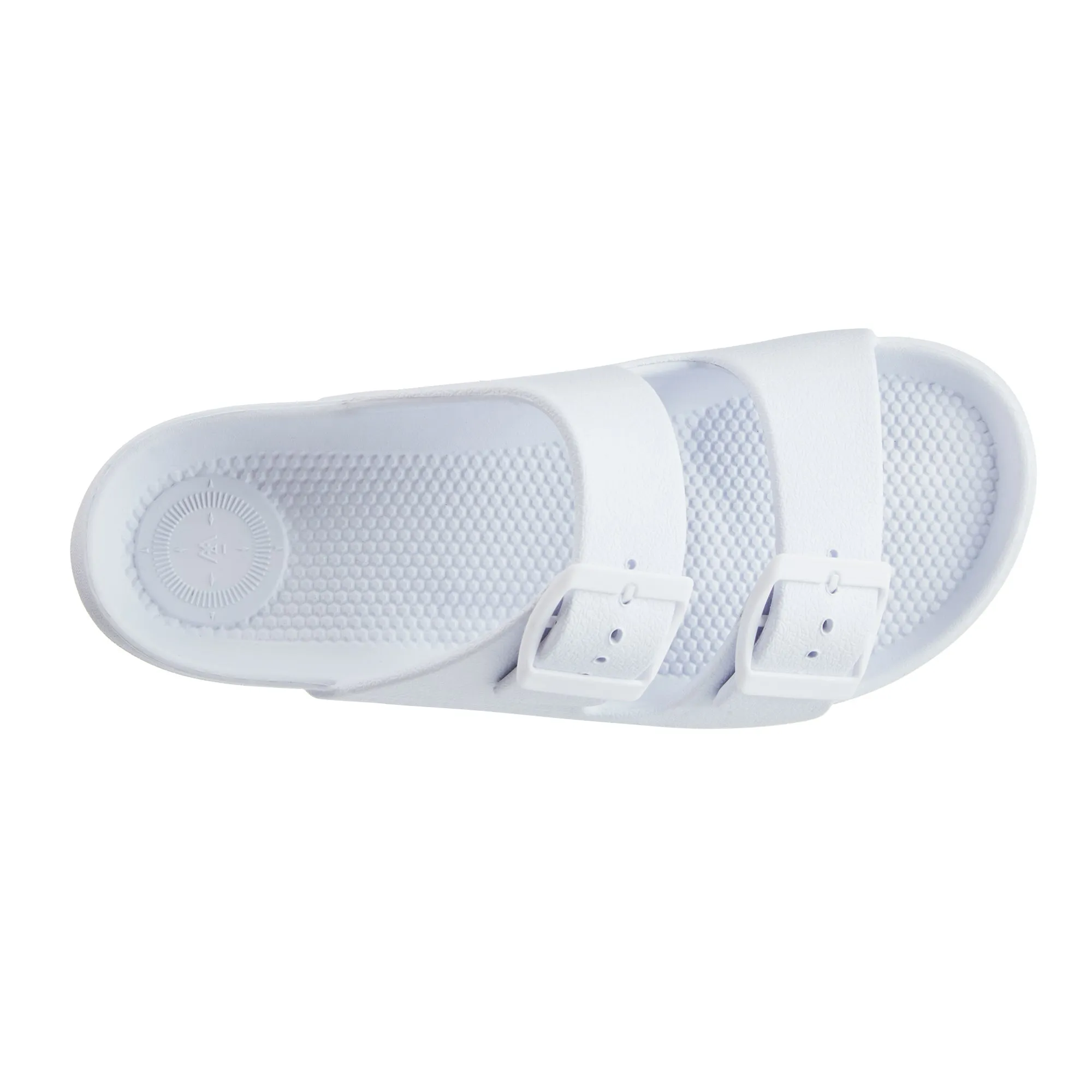 Women's Double Buckle Adjustable Slide with Everywear®